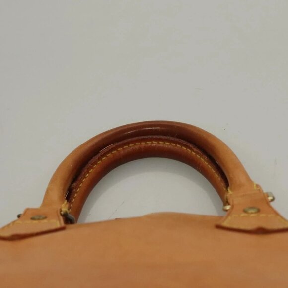 LOUIS VUITTON Nomad leather Alma Hand Bag Beige M85000 LV Auth 132230 - Picture 9 of 16
